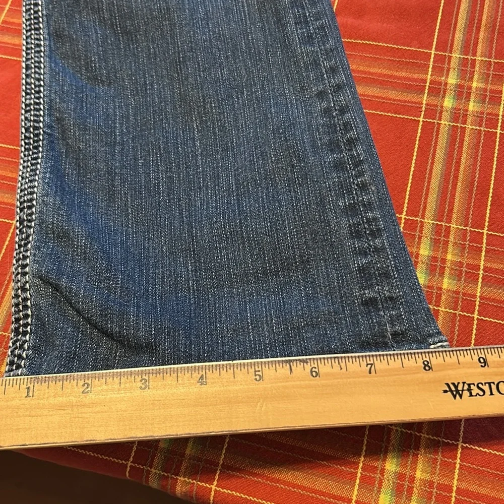 BKE denim Stella 27 X 33 1/2 Bootcut 5 Pocket Distressed Jeans EUC Worn Once Vtg - Picture 11 of 13